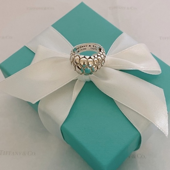 Tiffany & Co. Vintage Crocodile Dome Ring Sterling Silver W/ Pouch 🎁🎁 - Picture 2 of 5